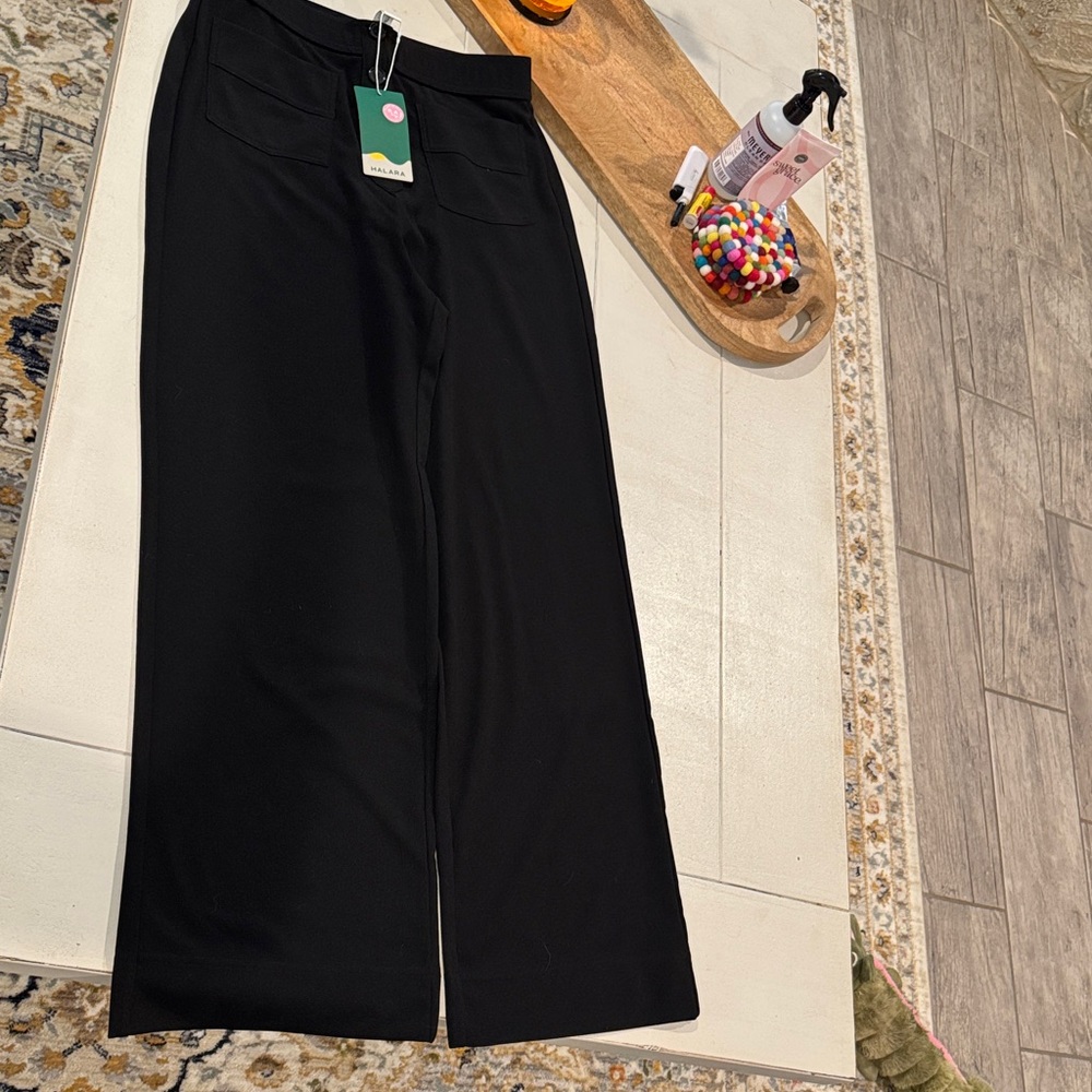 HALARA Black Wide Leg Women's Pants